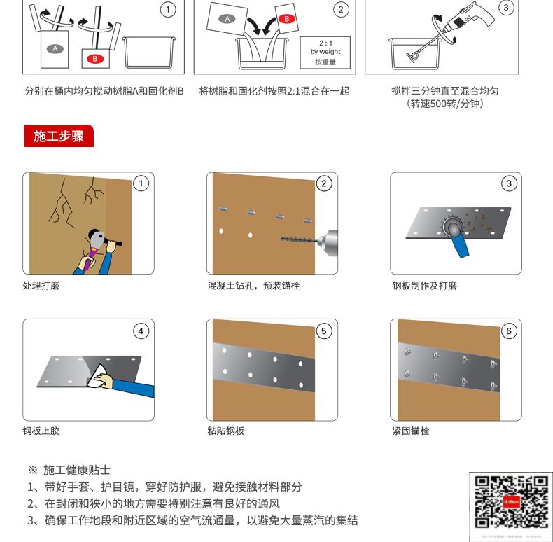 包钢柏乡粘钢加固施工过程